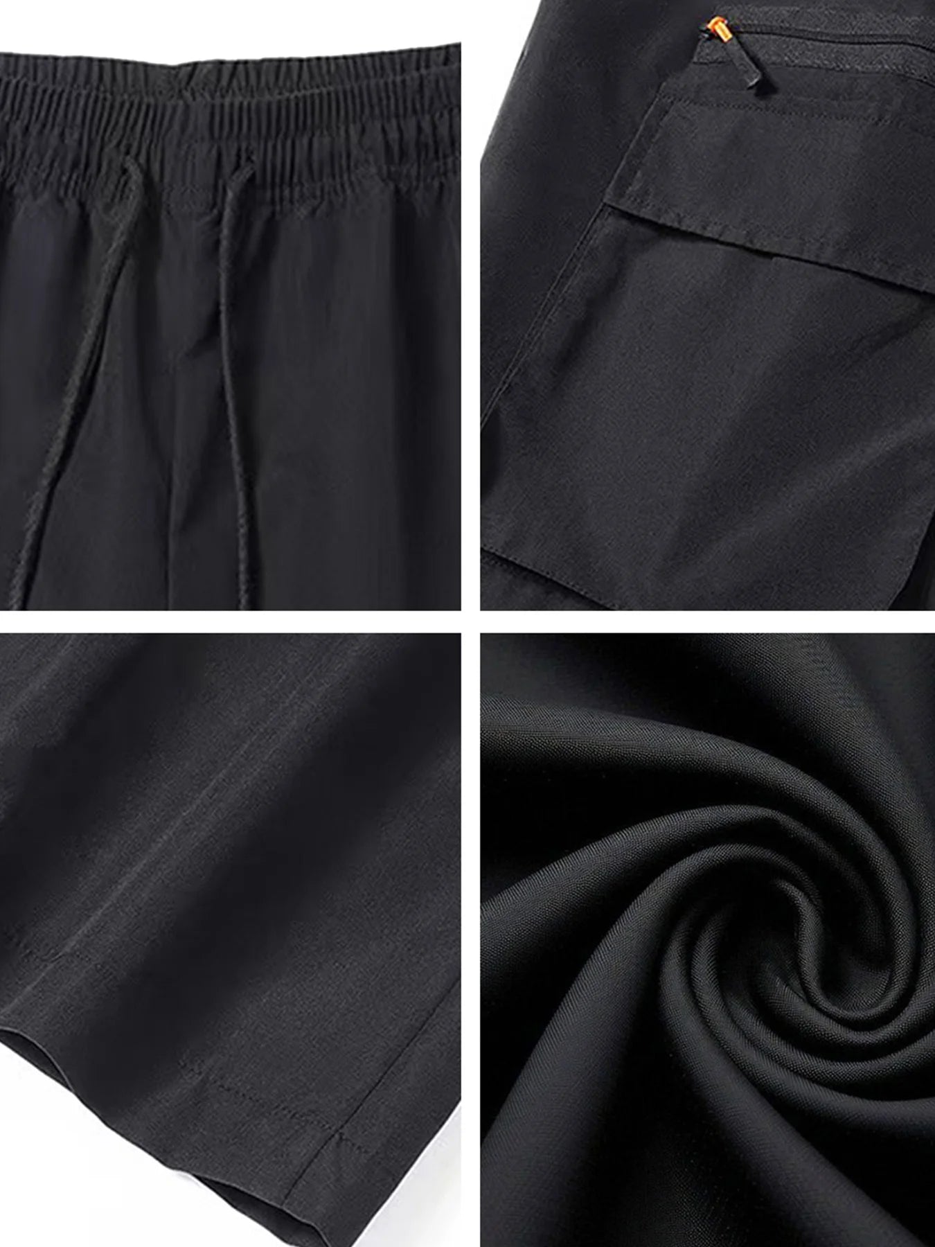 3-piece men's multi pocket work pants, spring and autumn casual sports pants, suitable for mountaineering, outdoor hiking, and travel