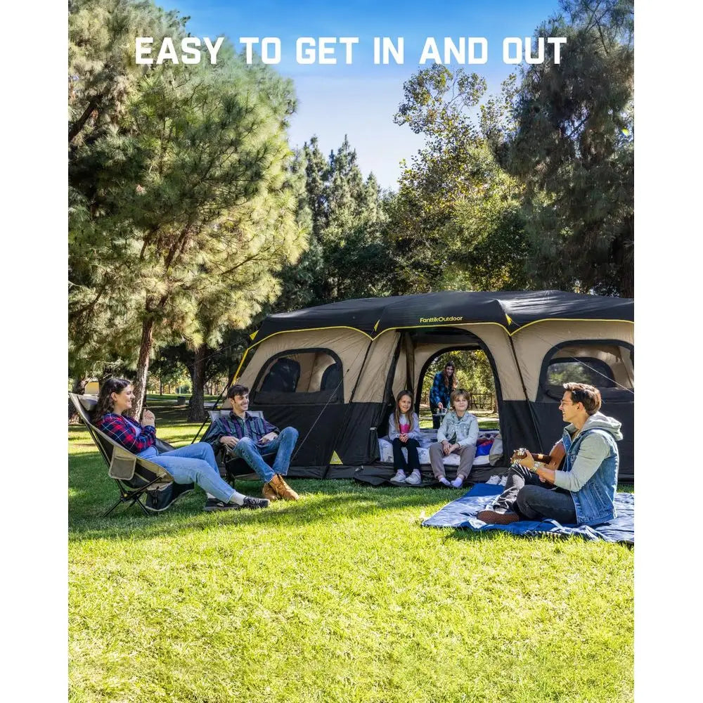 Instant Cabin Tent 6 8 10 12 Person Camping Tent Setup in 60 Seconds with Rainfly amp Windproof Portable with Carry Bag for Fam