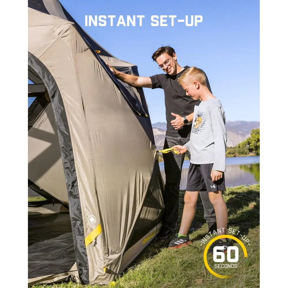 Alpha C6 Ultra Instant Cabin Tent 6 Person Pop  Camping Tent Setup in 60 Seconds Portable with Rainfly amp Windproof for Outd
