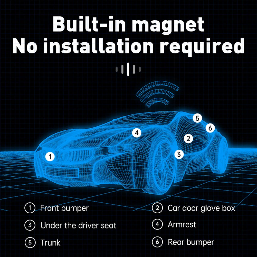 GF10 Magnetic Mini GPS Tracker Anti-Lost Device Pet Child Elder Smart Finder Mobile Car Keys Bag Wallet Location Tracking Device