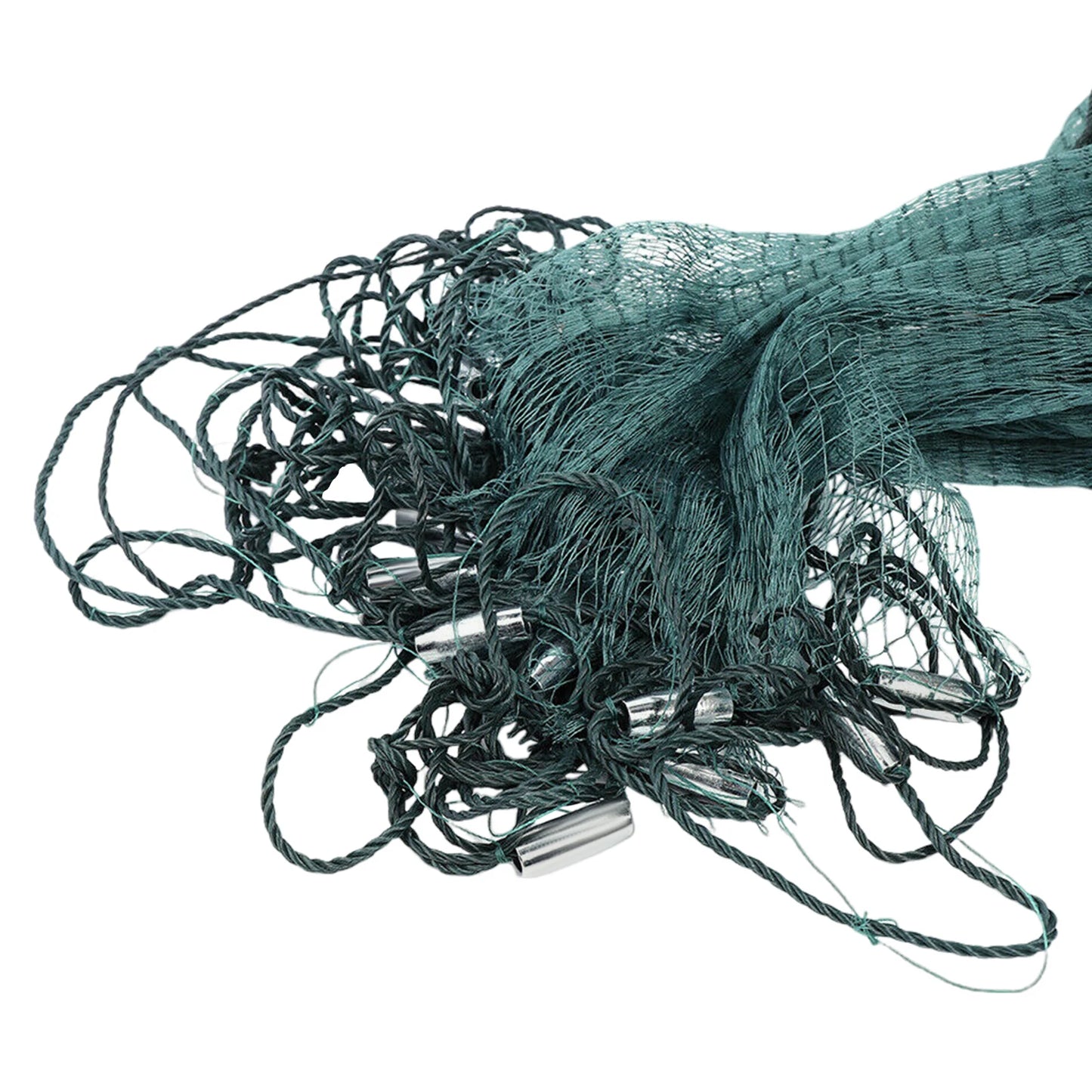 BYMAOCAR 6.5x33ft Gill Net Fishing Drag Net W/ 1.5in/15mm Mesh, 645.83ft² Catching Area for Sea, Lake& River Fishing