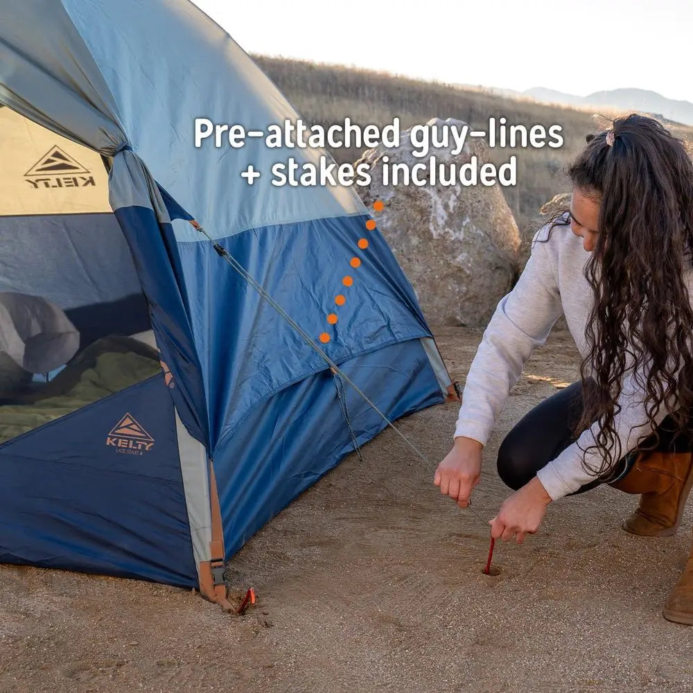 Ultralight Two-Person Camping Tent with Quick Setup, Waterproof Polyethylene, Suitable for 2024 Adventures