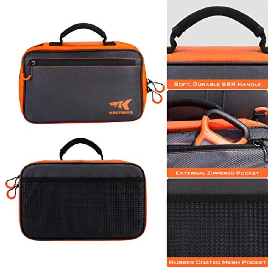 Signature Lure Bag Utility Binder Tackle Bag - Fishing Gear, Self-Healing Zippers and Padded Handle Design