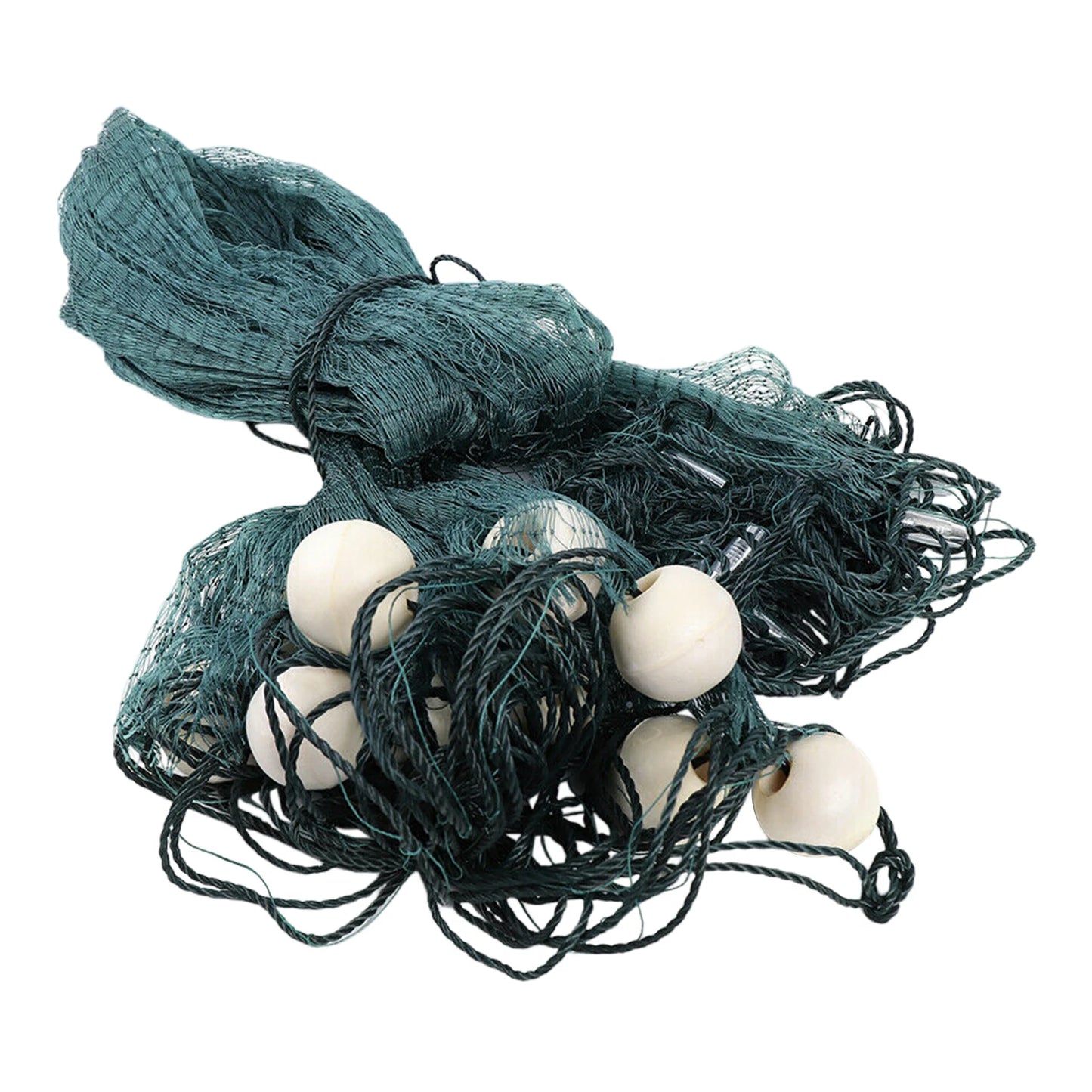 BYMAOCAR 6.5x33ft Gill Net Fishing Drag Net W/ 1.5in/15mm Mesh, 645.83ft² Catching Area for Sea, Lake& River Fishing