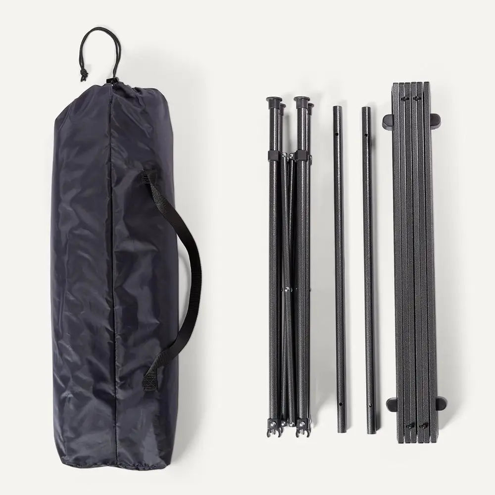 Compact Tall Black Portable Camping Table