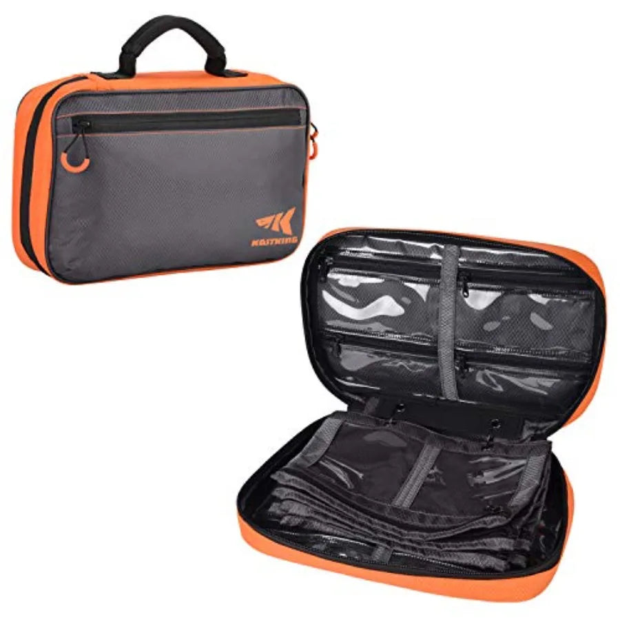 Signature Lure Bag Utility Binder Tackle Bag - Fishing Gear, Self-Healing Zippers and Padded Handle Design