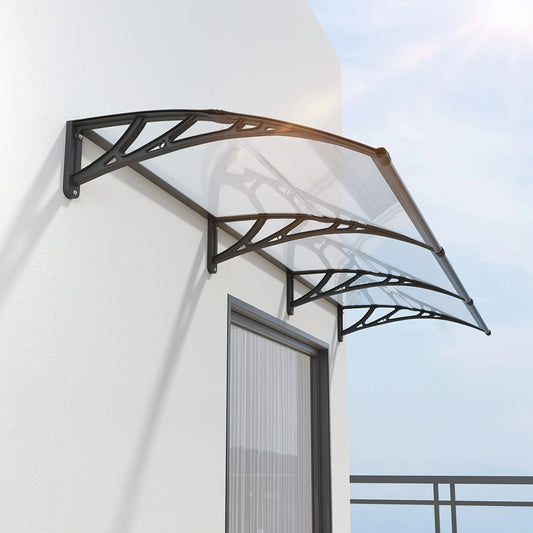 Awning Canopy for Door Window UV Rain Snow Sunlight Protection Polycarbonate Hollow Sheet Outdoor canopy Easy Install